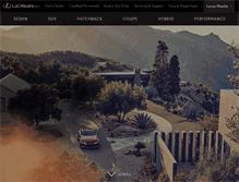 Tablet Screenshot of lexus.com.ph