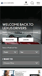 Mobile Screenshot of drivers.lexus.com