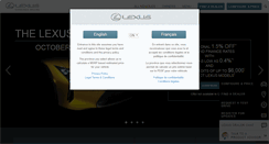 Desktop Screenshot of lexus.ca