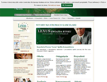 Tablet Screenshot of lexus.net.pl