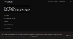Desktop Screenshot of fr.lexus.ch