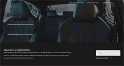 Desktop Screenshot of lexus.hr