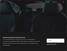 Tablet Screenshot of lexus.no